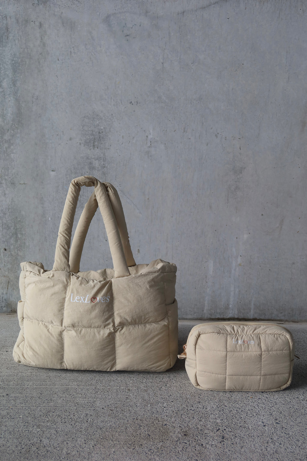Signature Gym Bag + Toiletry Bag Bundle